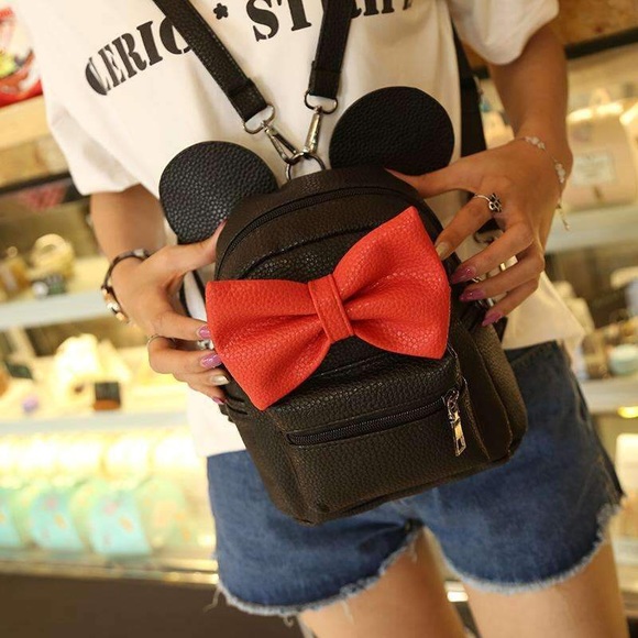 ROMWE Handbags - Mickey Mouse Mini Backpack